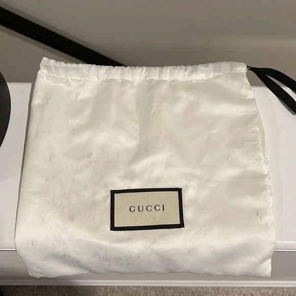 Gucci Black Leather Double GG Belt - Picture 10 of 11
